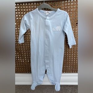Kissy Kissy 6-9 month blue footie